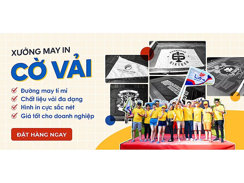 Xưởng in cờ Bình Tân - In vải Hải Triều tại 149/5 Đường Số 16, Phường Bình Hưng Hoà, TP.HCM