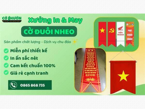 In cờ đuôi nheo theo yêu cầu In cờ đuôi nheo theo yêu cầu